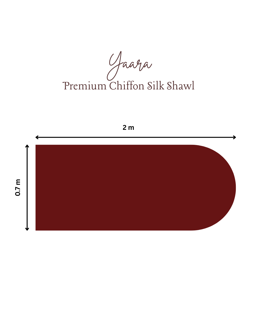 Yaara Premium Chiffon Silk Shawl