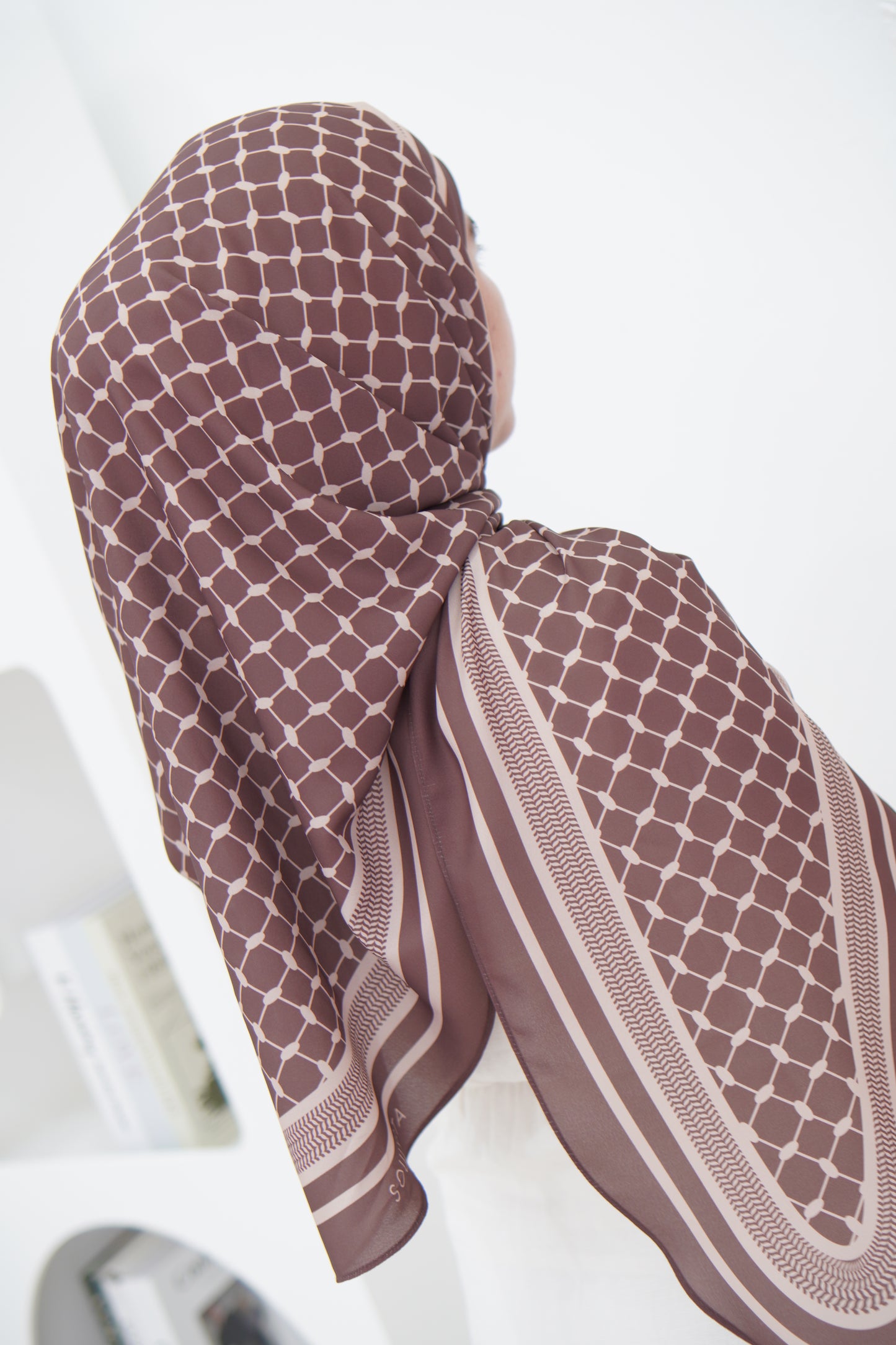 Puteri Bawal Shawl Instant Chiffon Printed