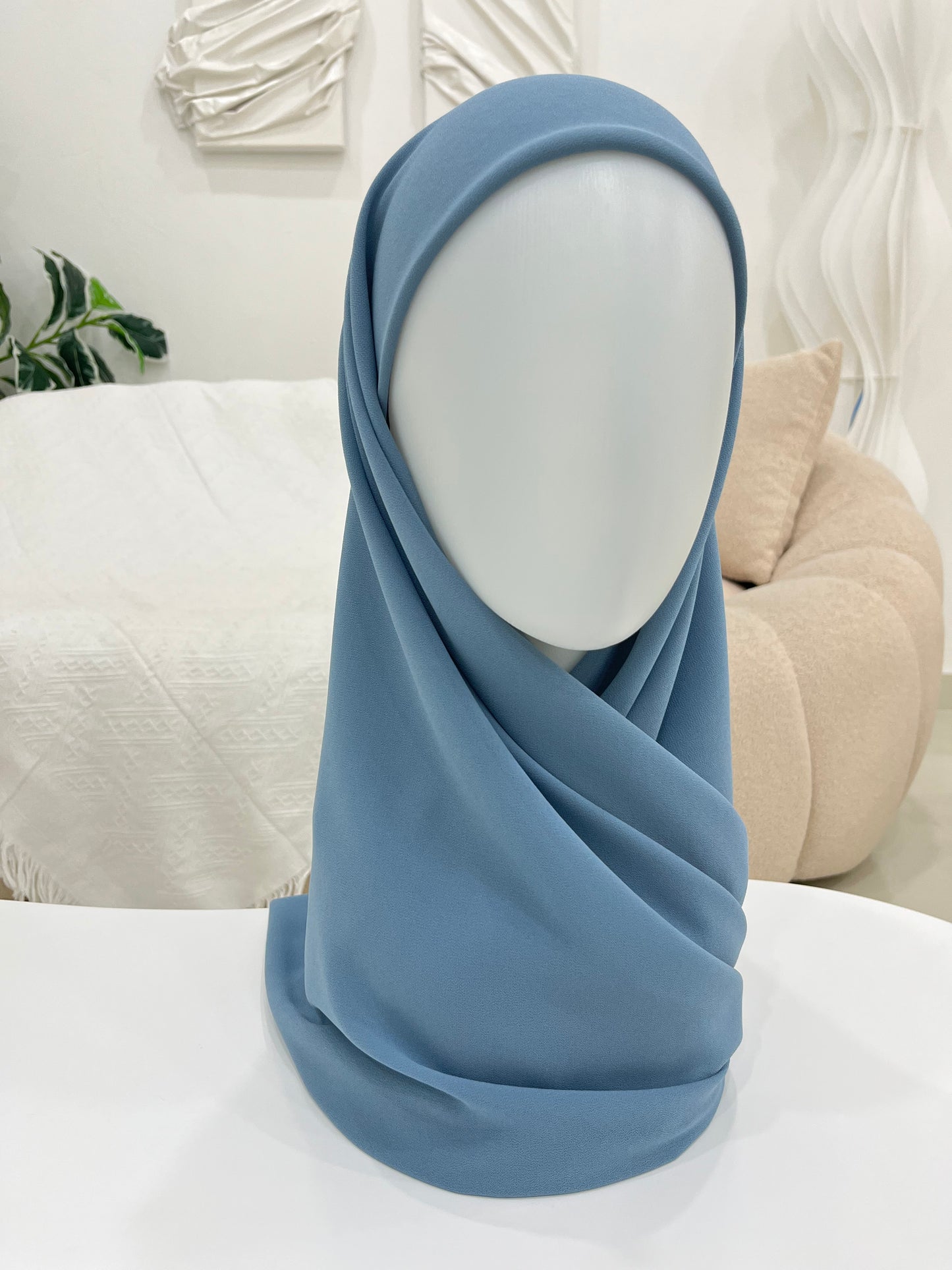 Nayla Instant Bawal Soft Pearl Chiffon (2 Layers)