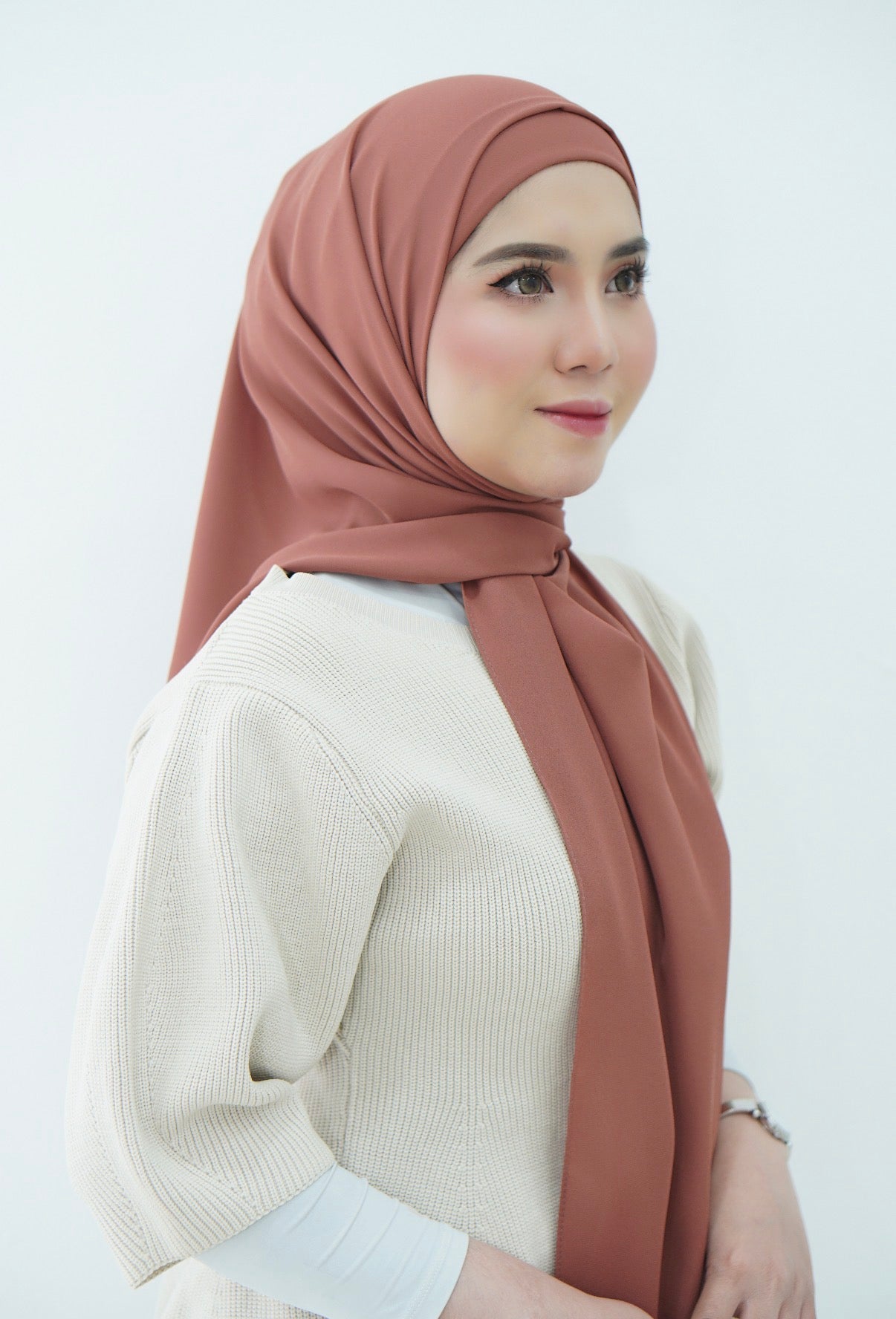 Puteri Bawal Shawl Instant Dobby Chiffon