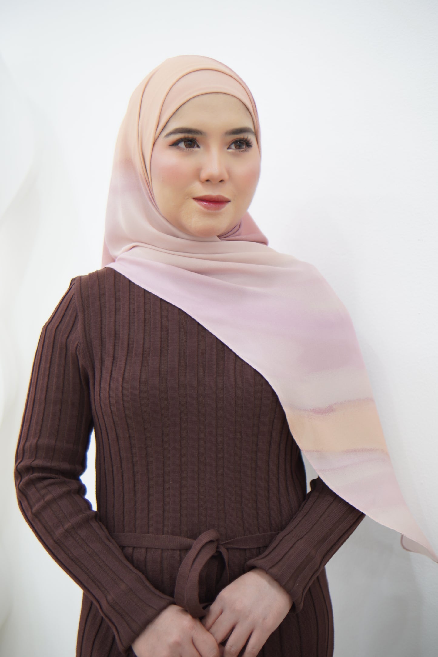 Puteri Bawal Shawl Instant Chiffon Printed