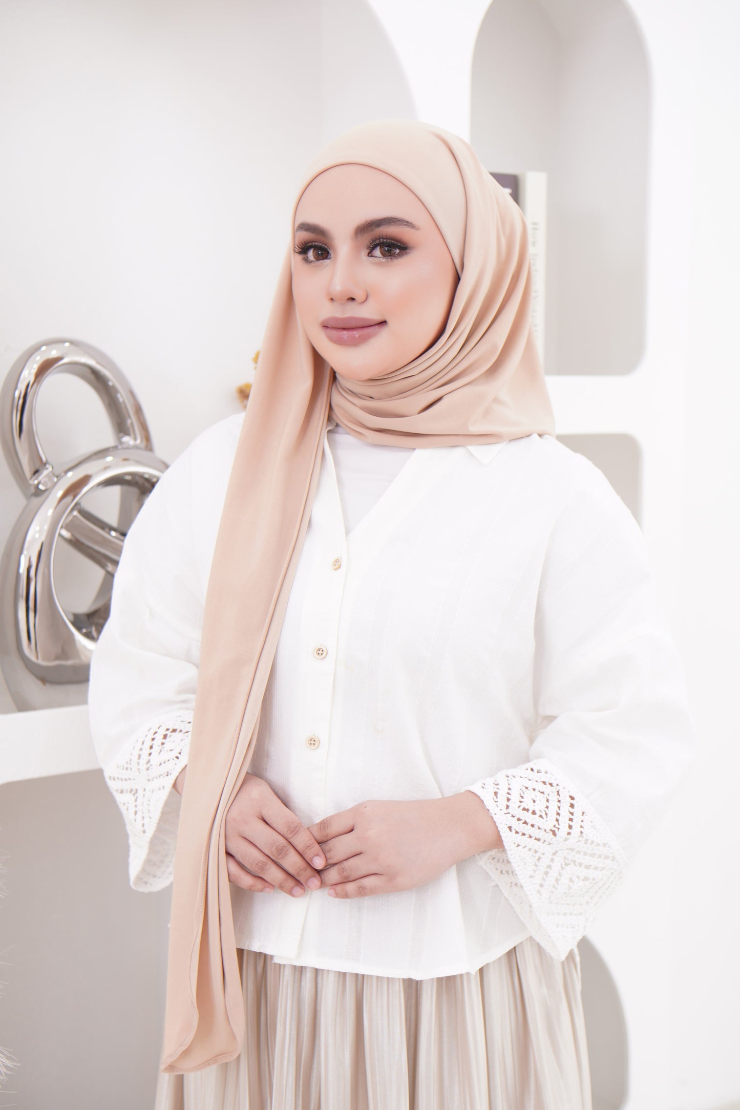 Alyaa Instant Bawal Lycra Ironless