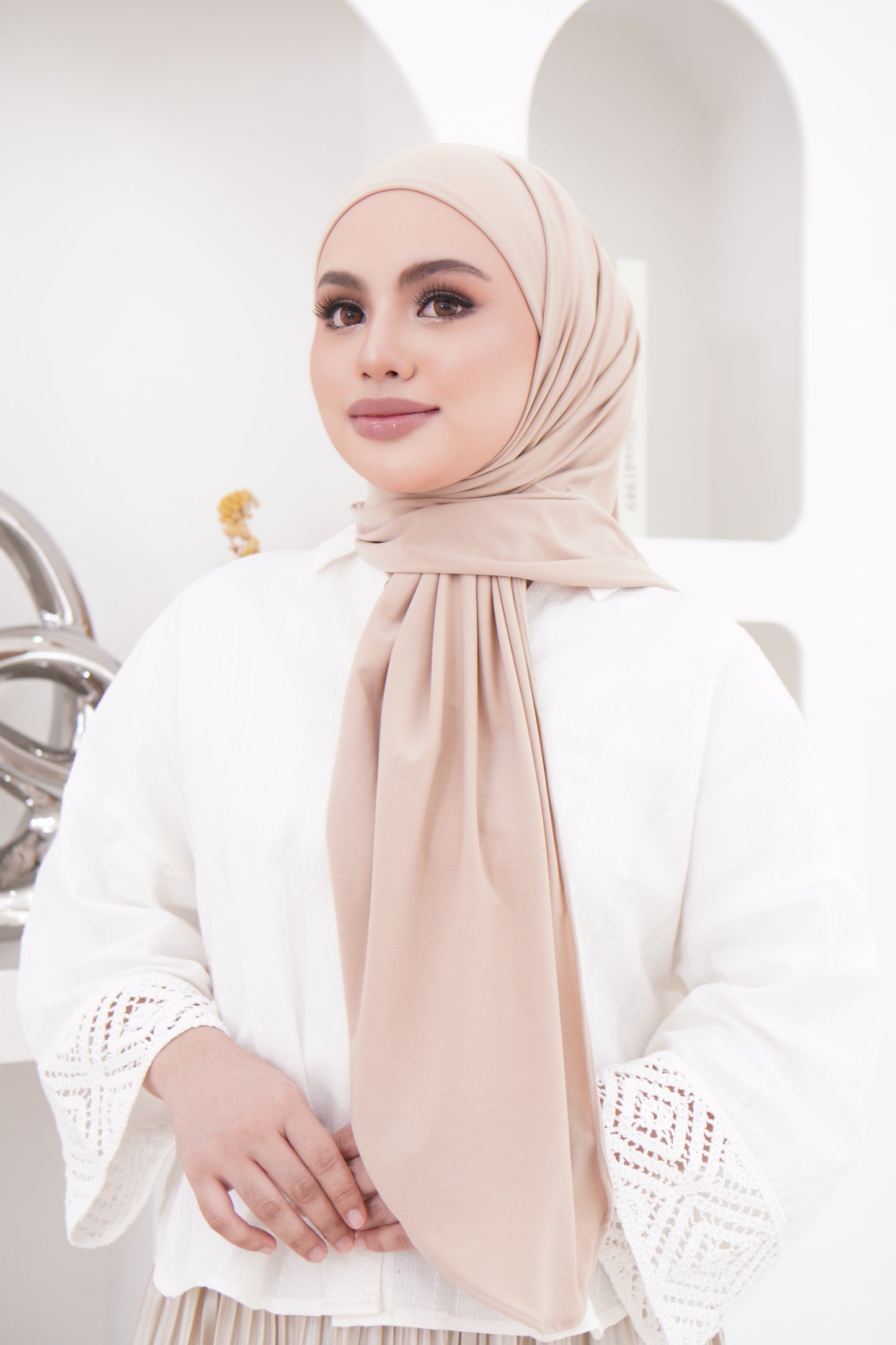 Alyaa Instant Bawal Lycra Ironless