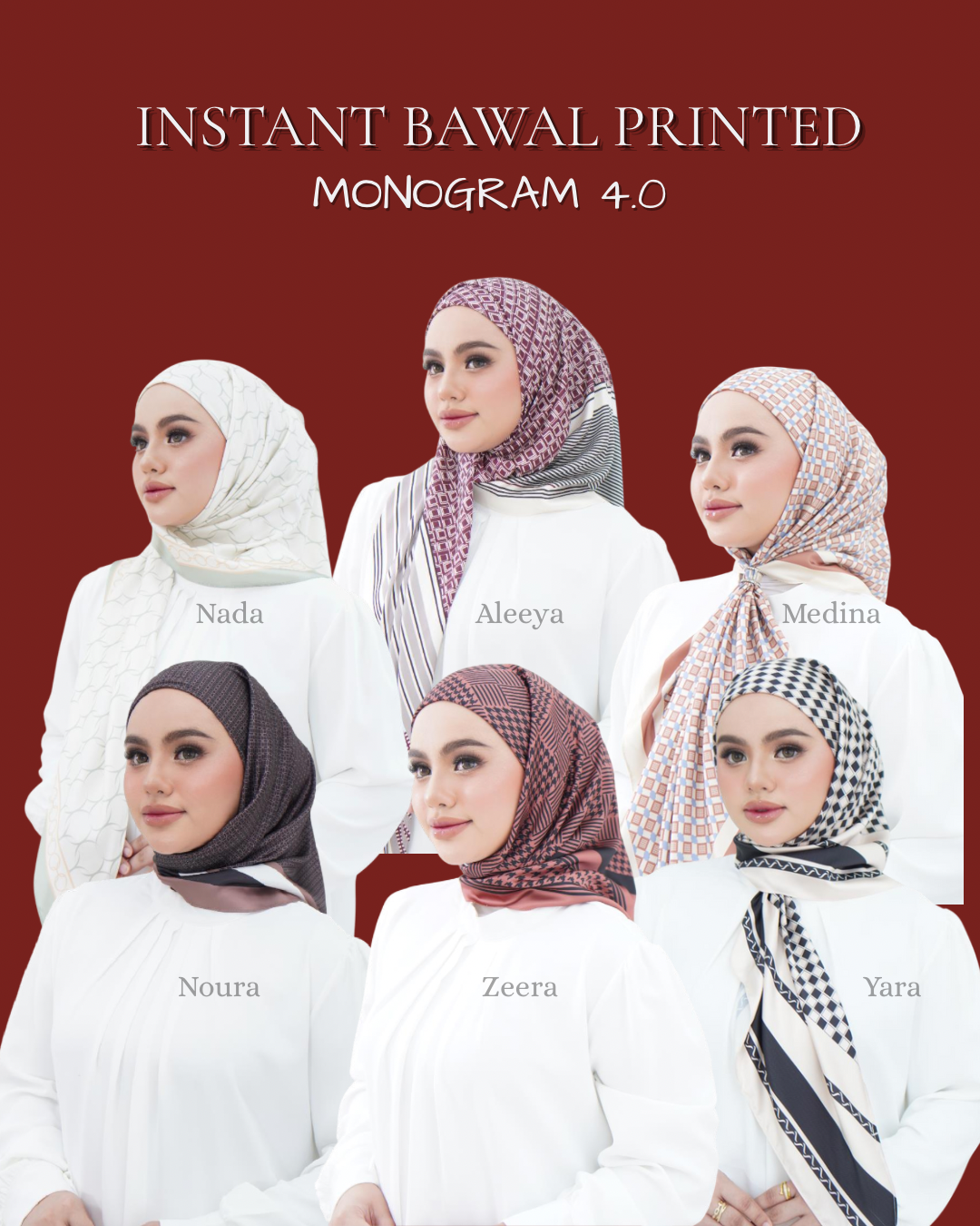 Instant Bawal Printed Monogram 4.0
