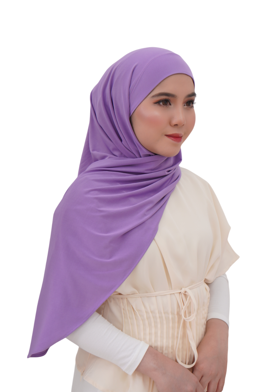 Alyaa Instant Bawal Tieback Ironless (Tidak Melekat) Sport Friendly