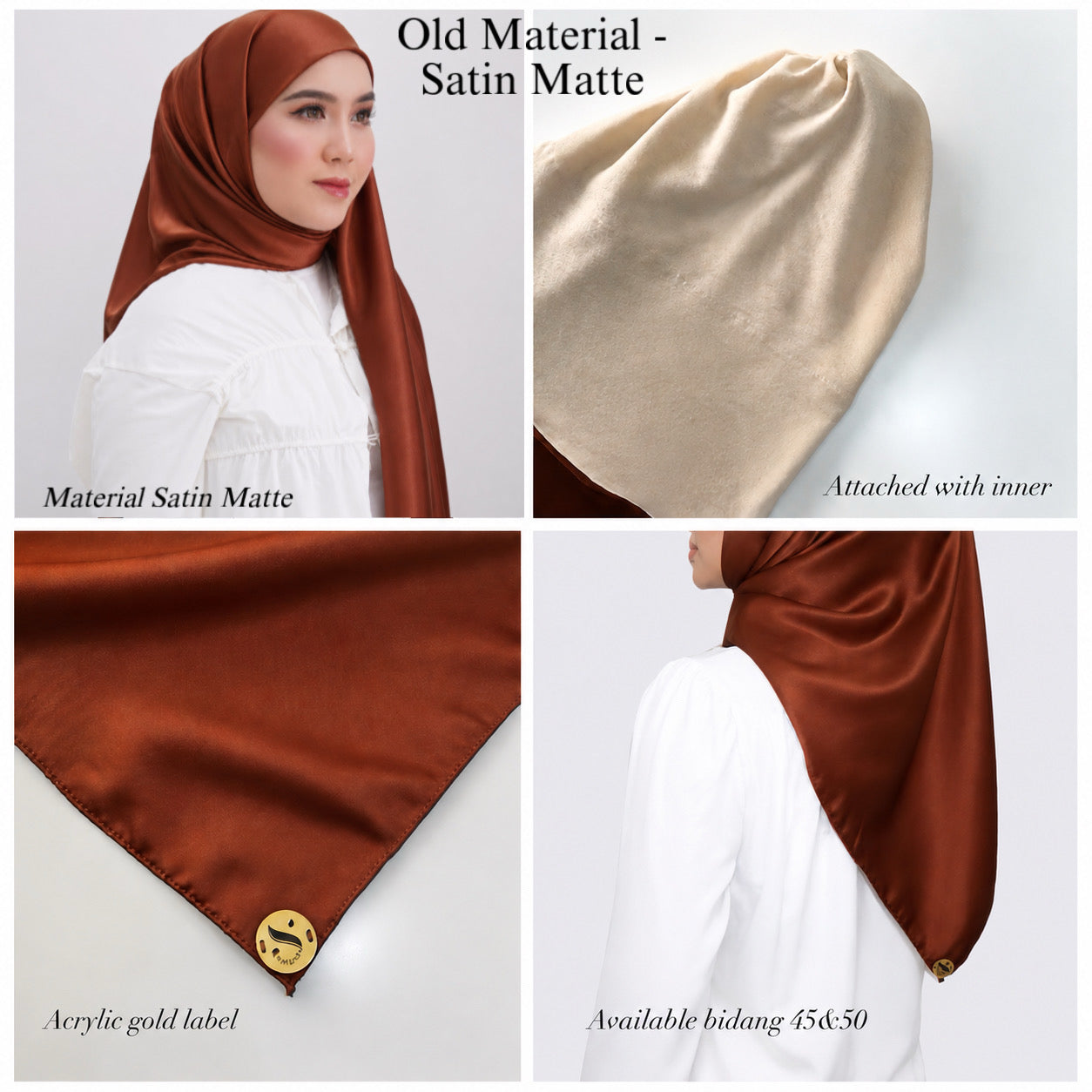 Semi Instant Bawal Jasmine Satin