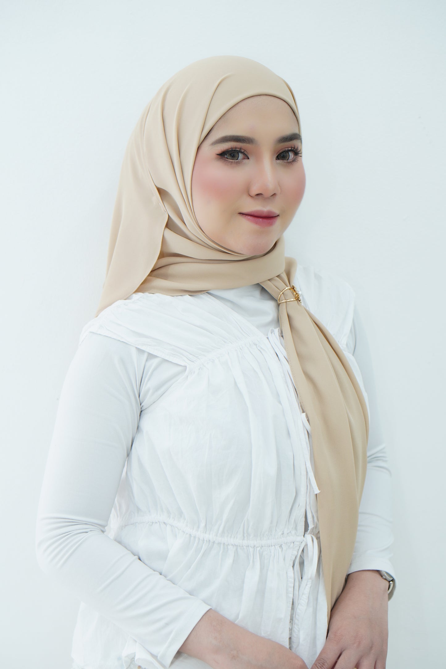 Puteri Bawal Shawl Instant Dobby Chiffon
