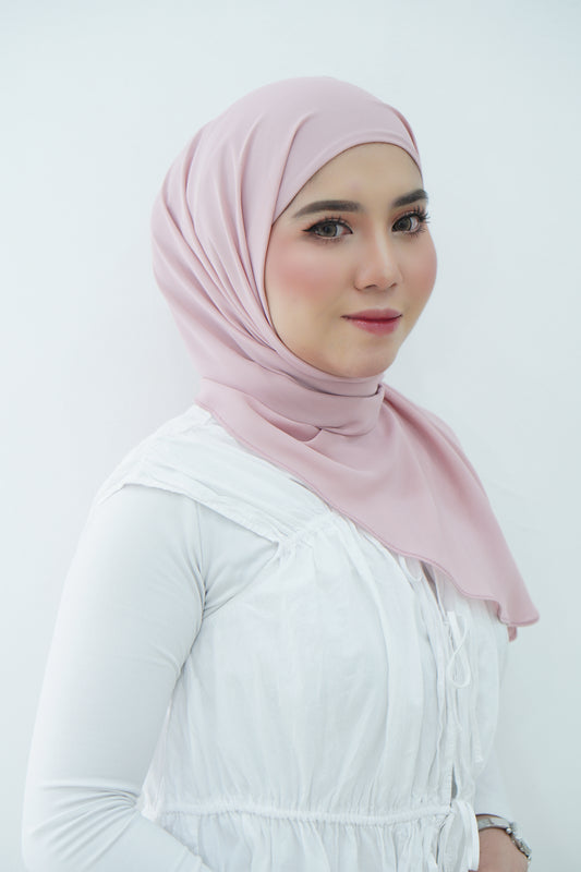 Puteri Bawal Shawl Instant Dobby Chiffon