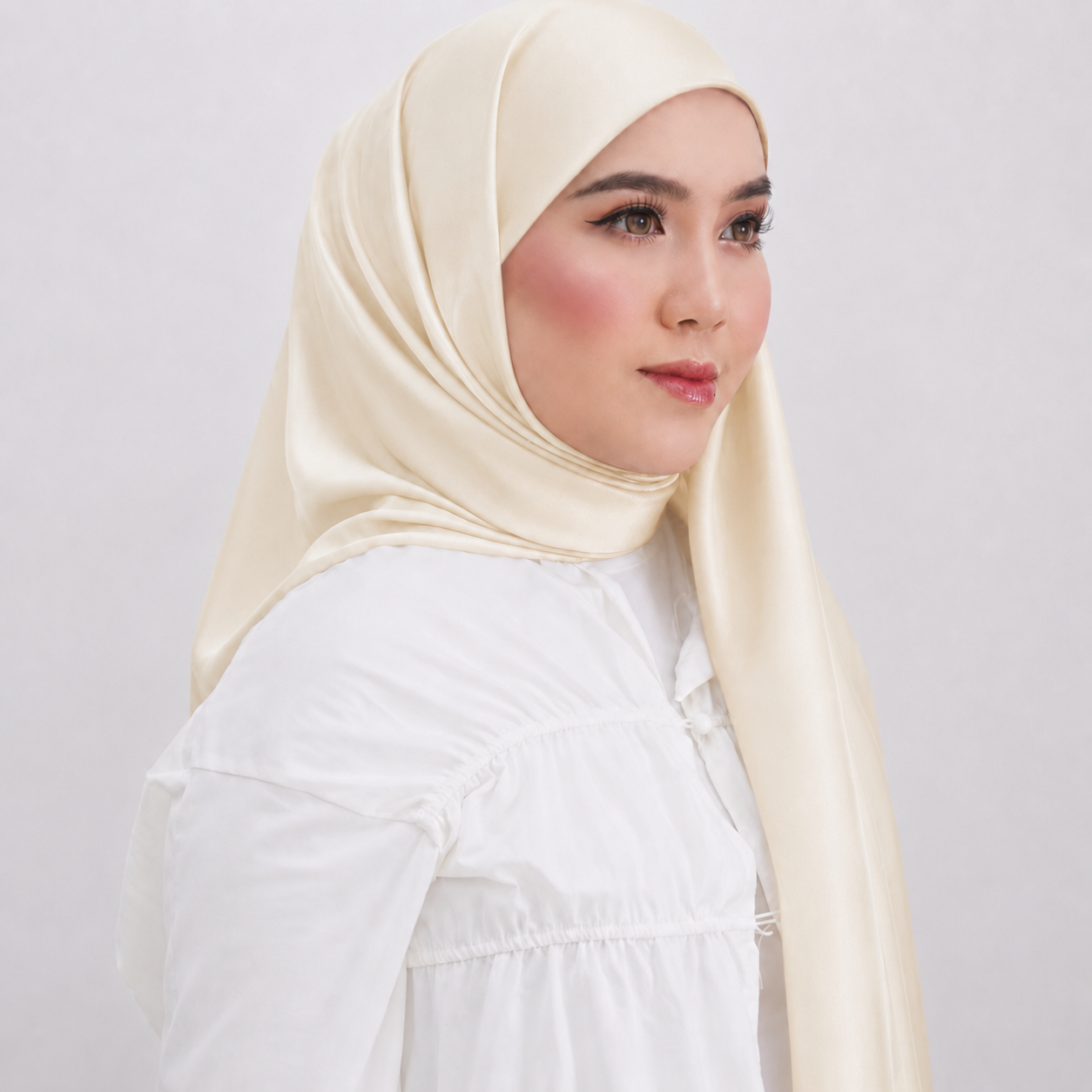 Semi Instant Bawal Jasmine Satin