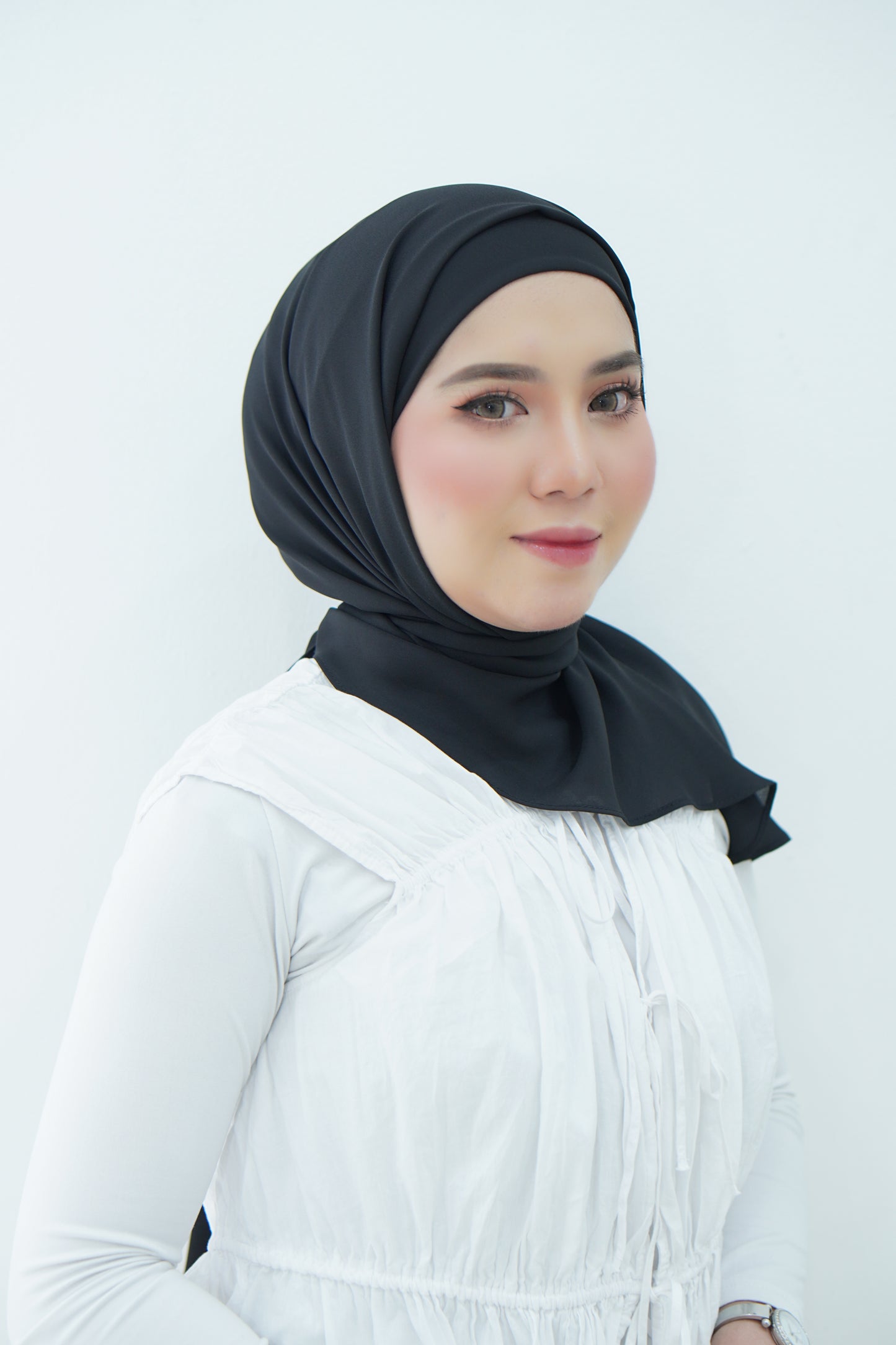 Puteri Bawal Shawl Instant Dobby Chiffon