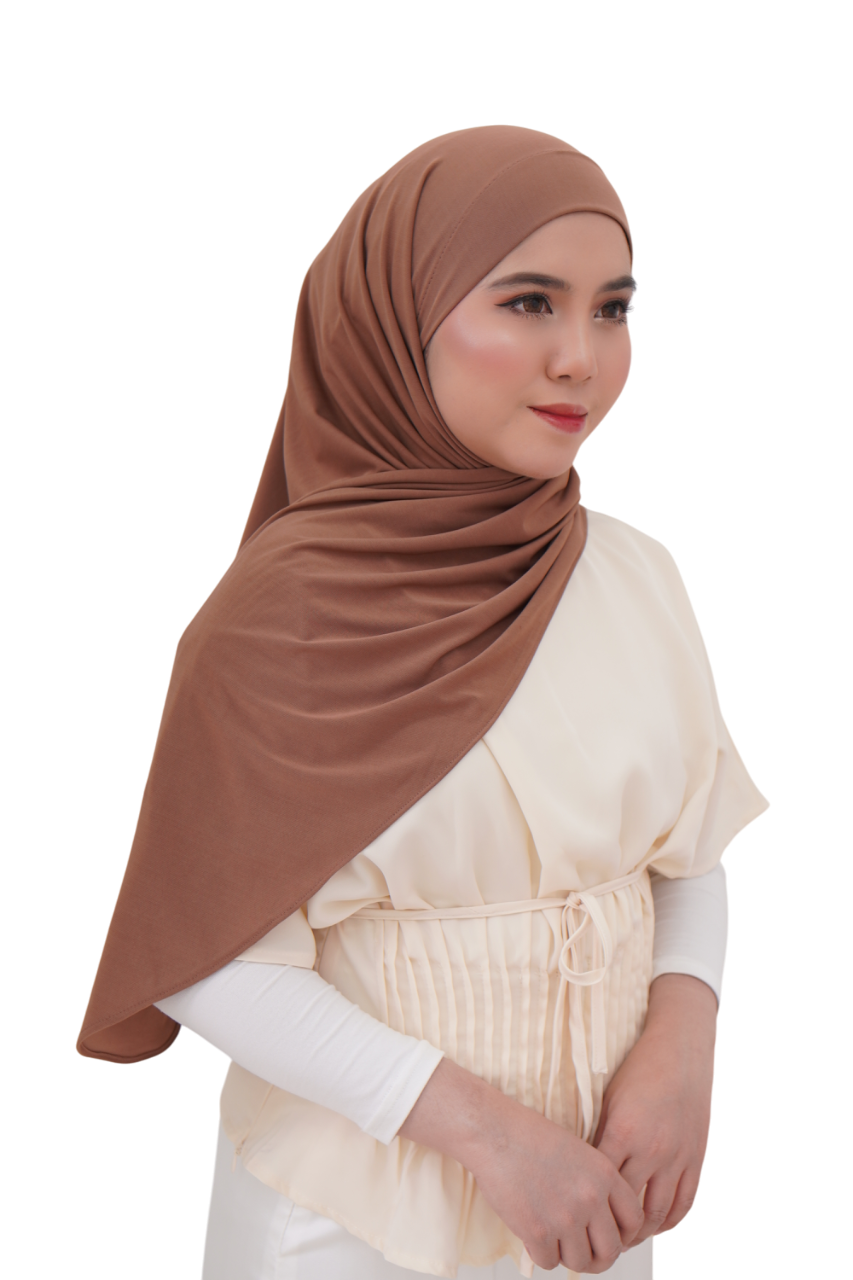 Alyaa Instant Bawal Tieback Ironless (Tidak Melekat) Sport Friendly