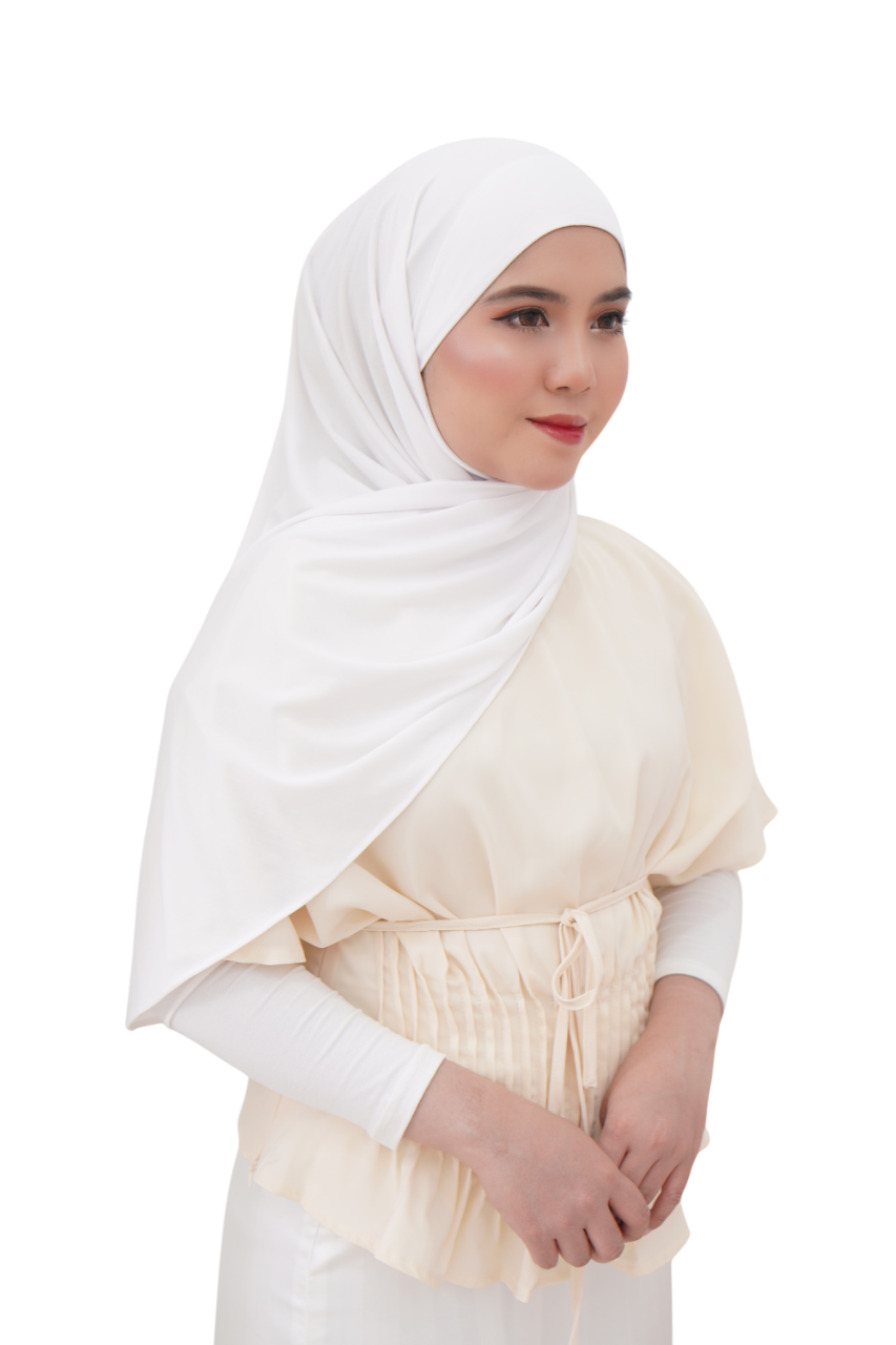Alyaa Instant Bawal Tieback Ironless (Tidak Melekat) Sport Friendly
