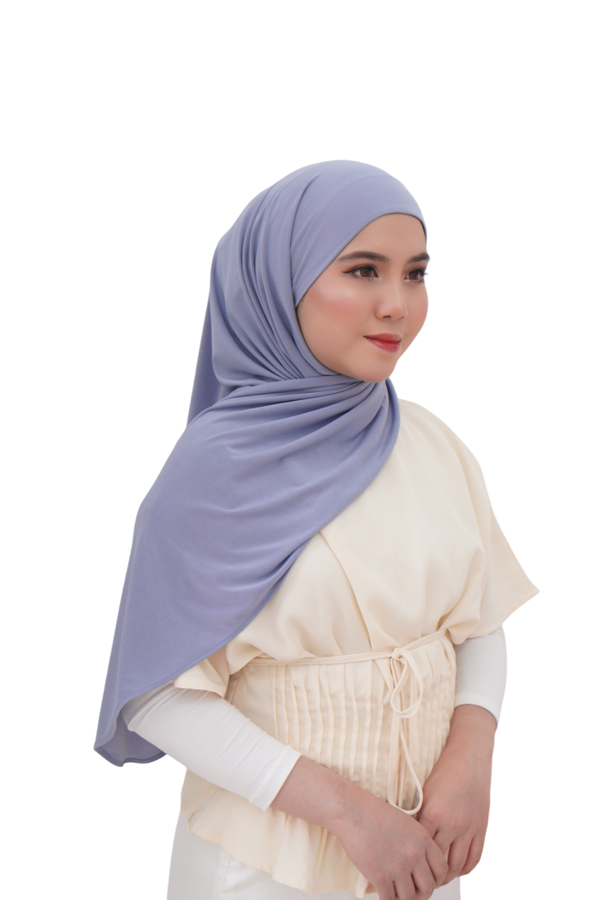 Alyaa Instant Bawal Tieback Ironless (Tidak Melekat) Sport Friendly