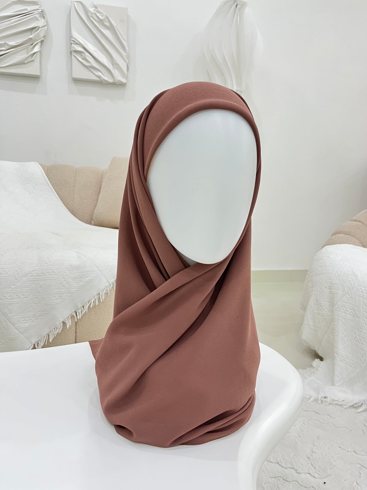 Nayla Instant Bawal Soft Pearl Chiffon (2 Layers)