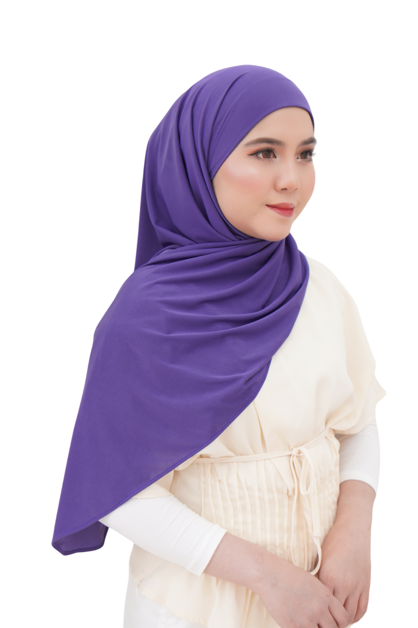 Alyaa Instant Bawal Tieback Ironless (Tidak Melekat) Sport Friendly