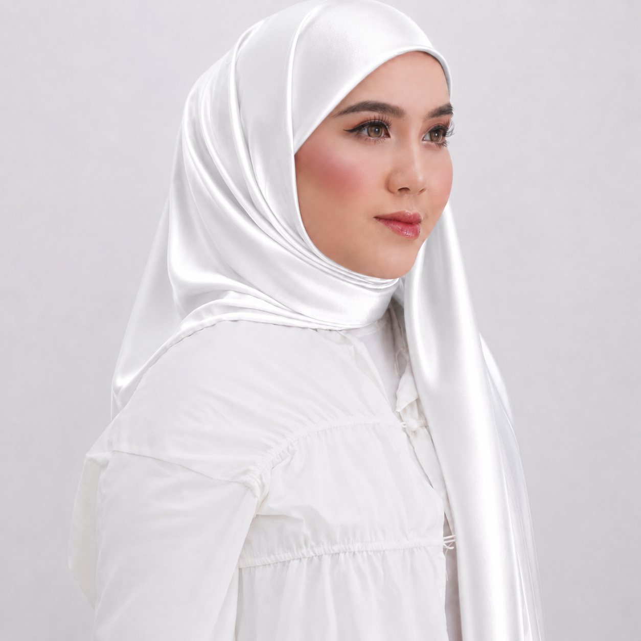 Semi Instant Bawal Jasmine Satin