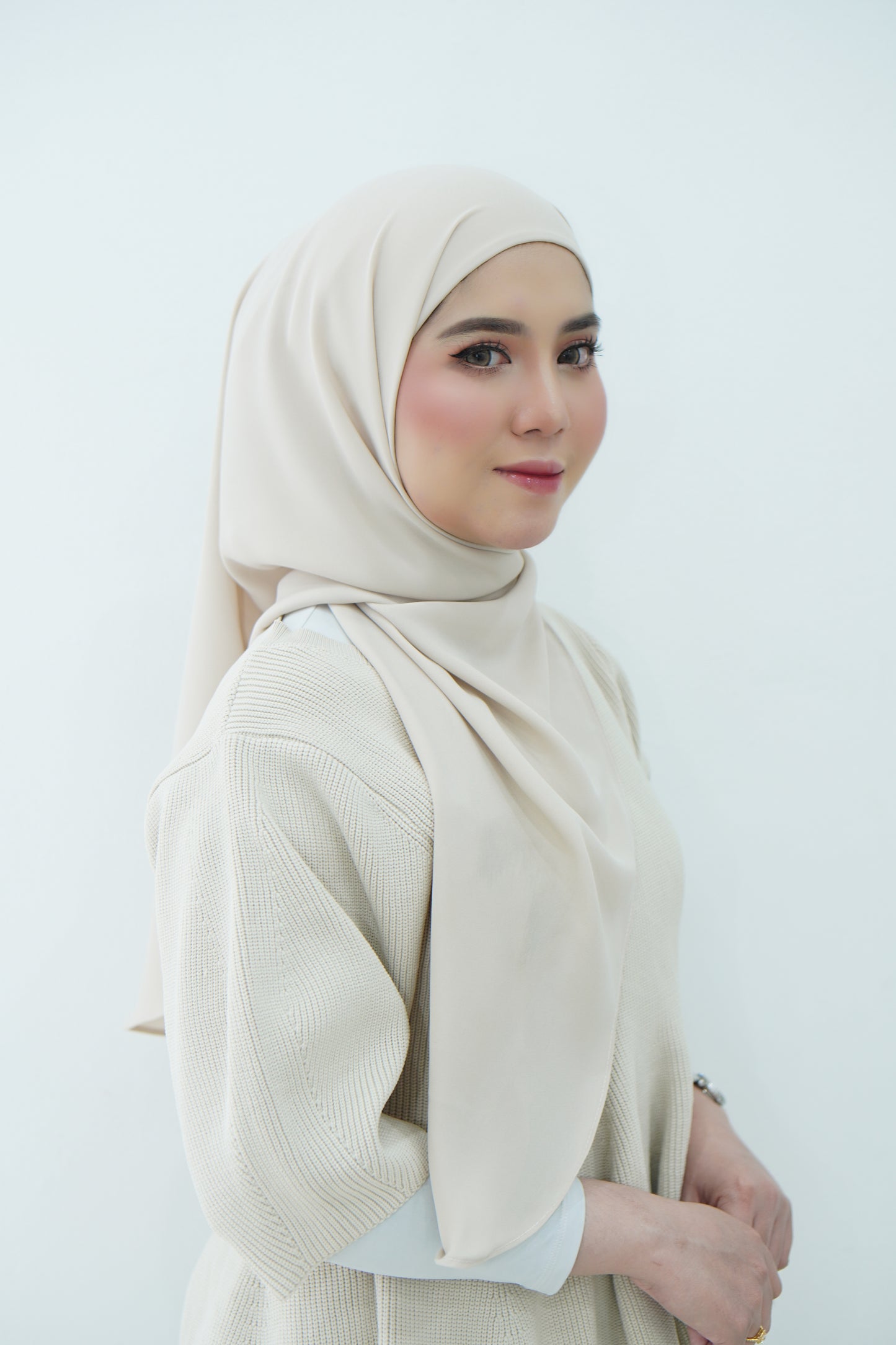 Puteri Bawal Shawl Instant Dobby Chiffon