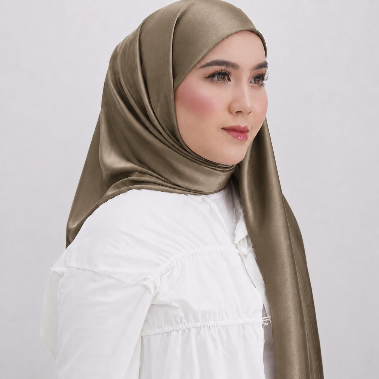 Semi Instant Bawal Jasmine Satin