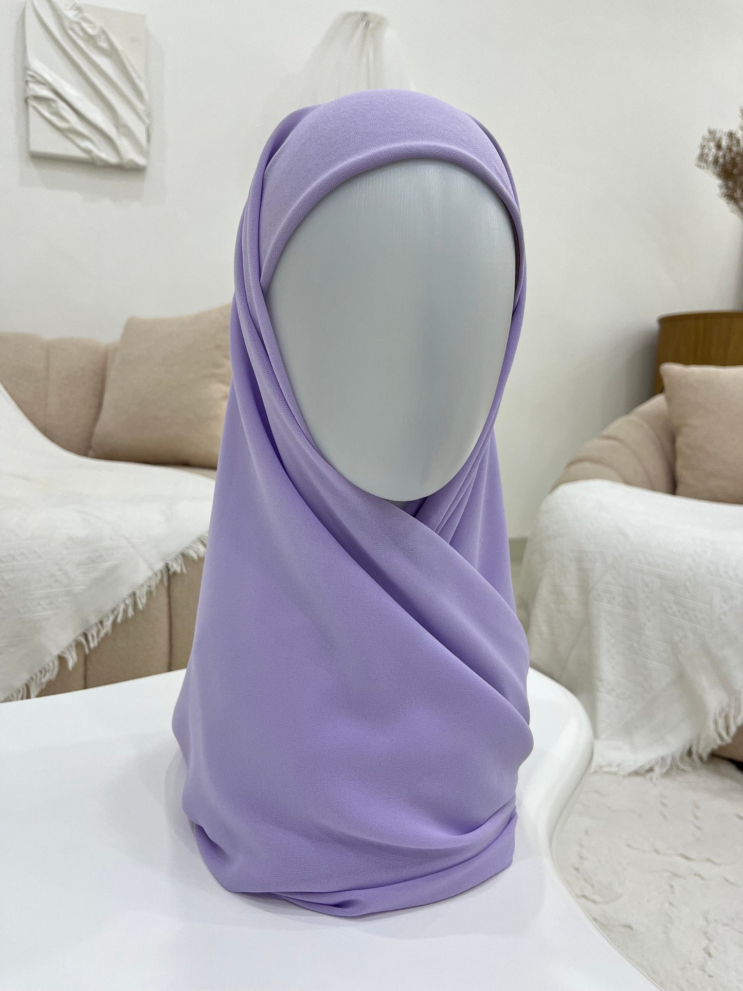 Nayla Instant Bawal Soft Pearl Chiffon (2 Layers)
