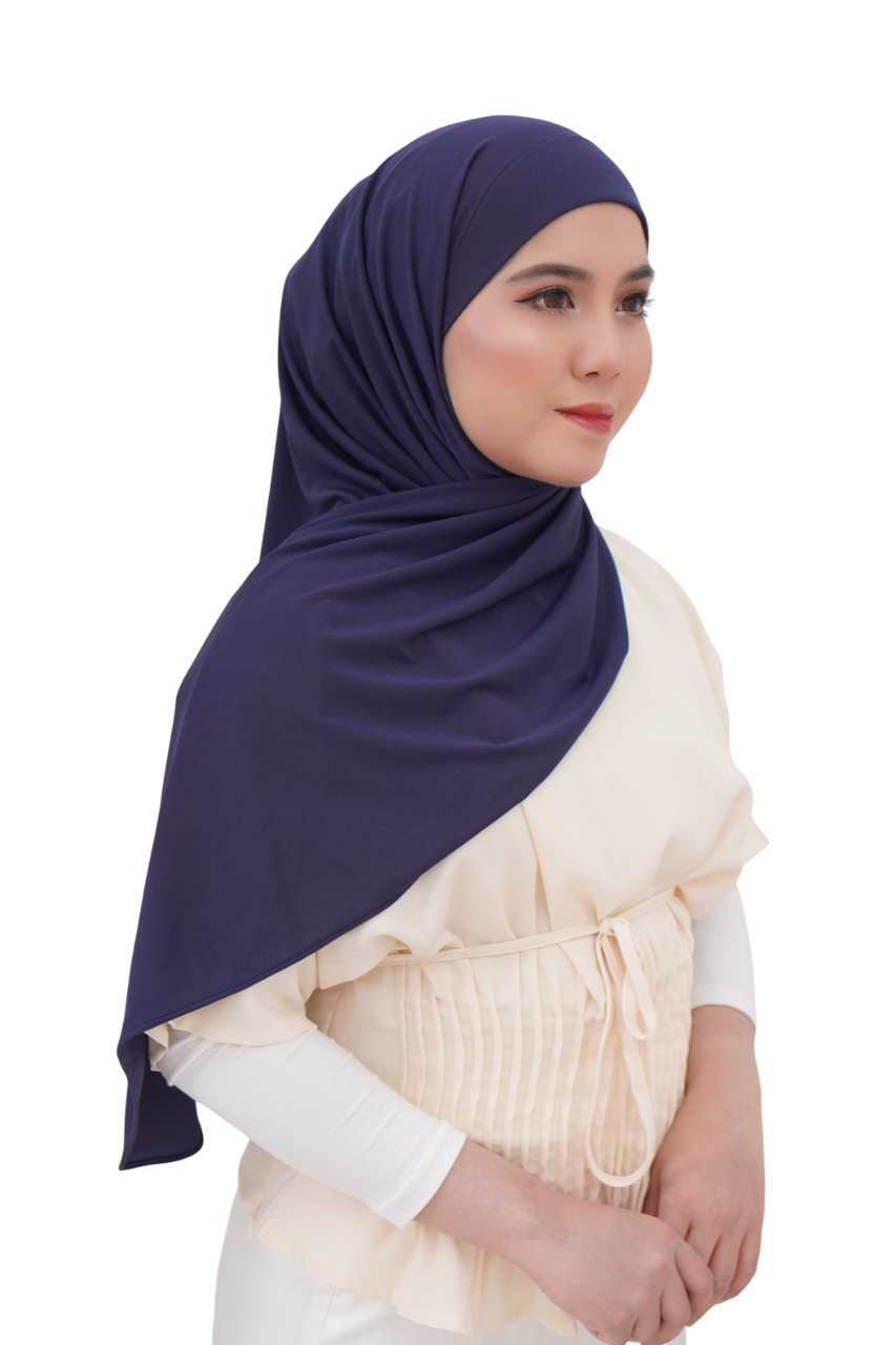 Alyaa Instant Bawal Tieback Ironless (Tidak Melekat) Sport Friendly