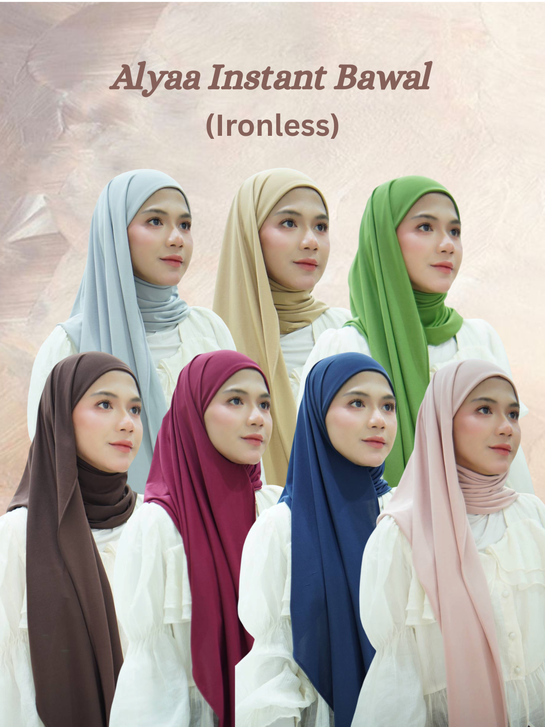Alyaa Instant Bawal Lycra Ironless