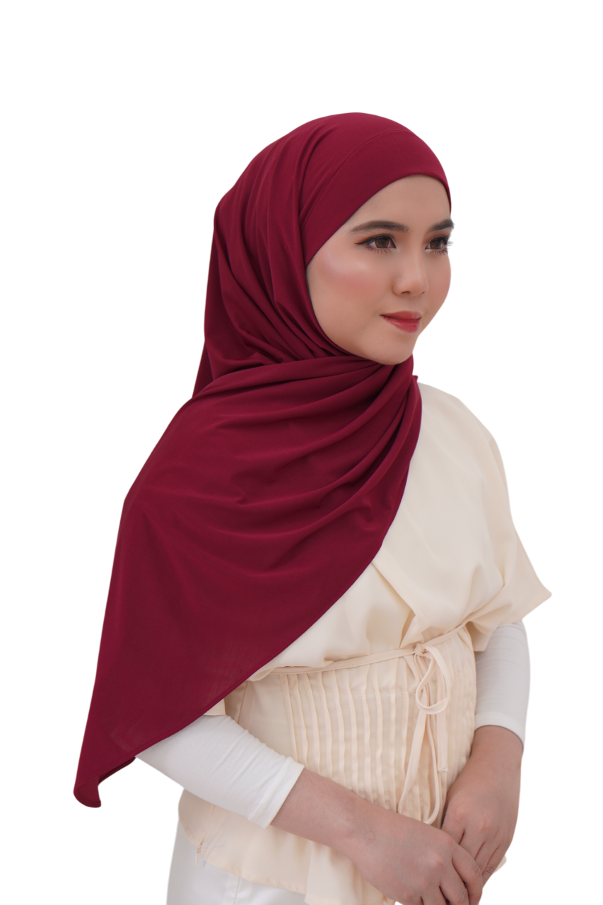 Alyaa Instant Bawal Tieback Ironless (Tidak Melekat) Sport Friendly