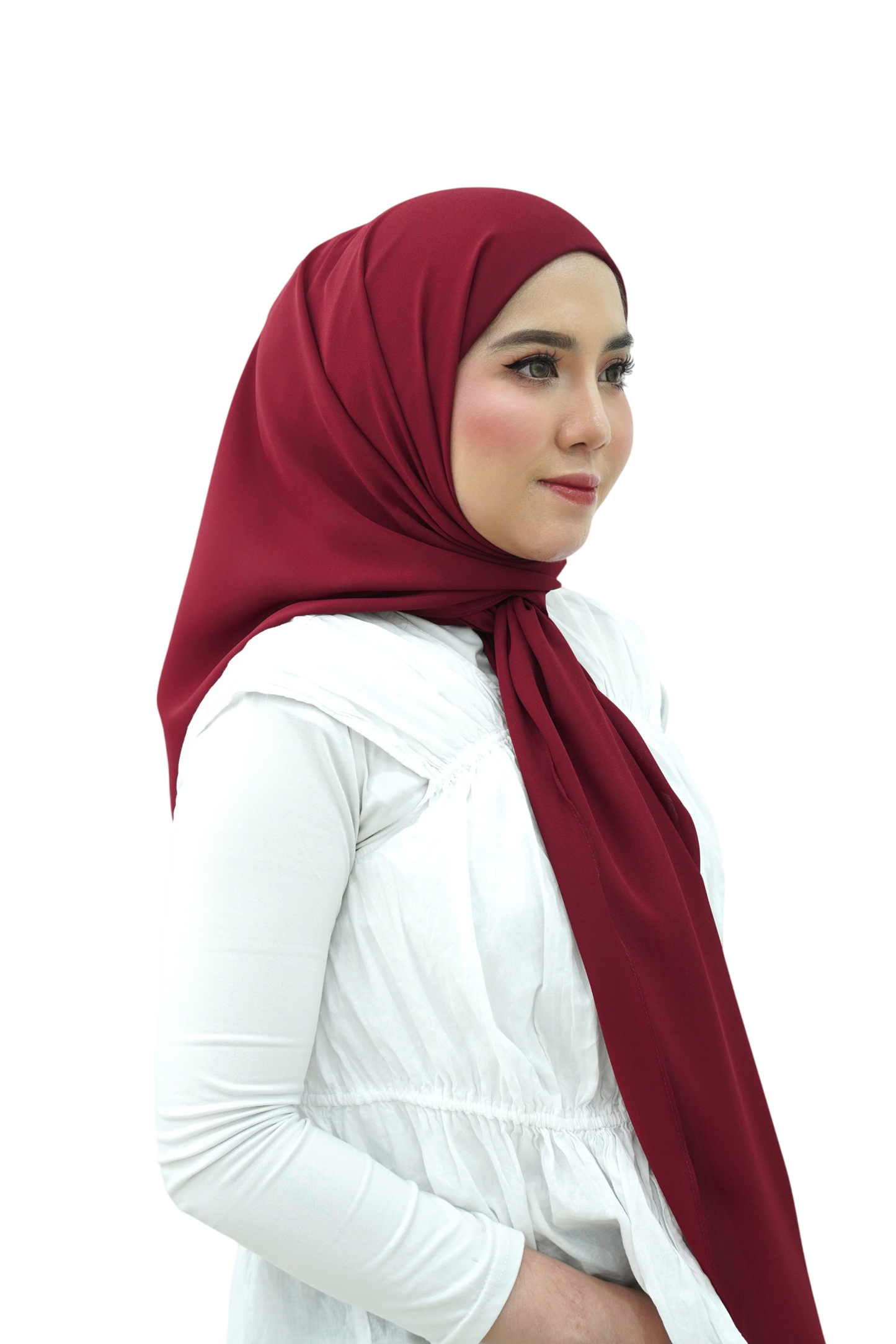 Puteri Bawal Shawl Instant Dobby Chiffon