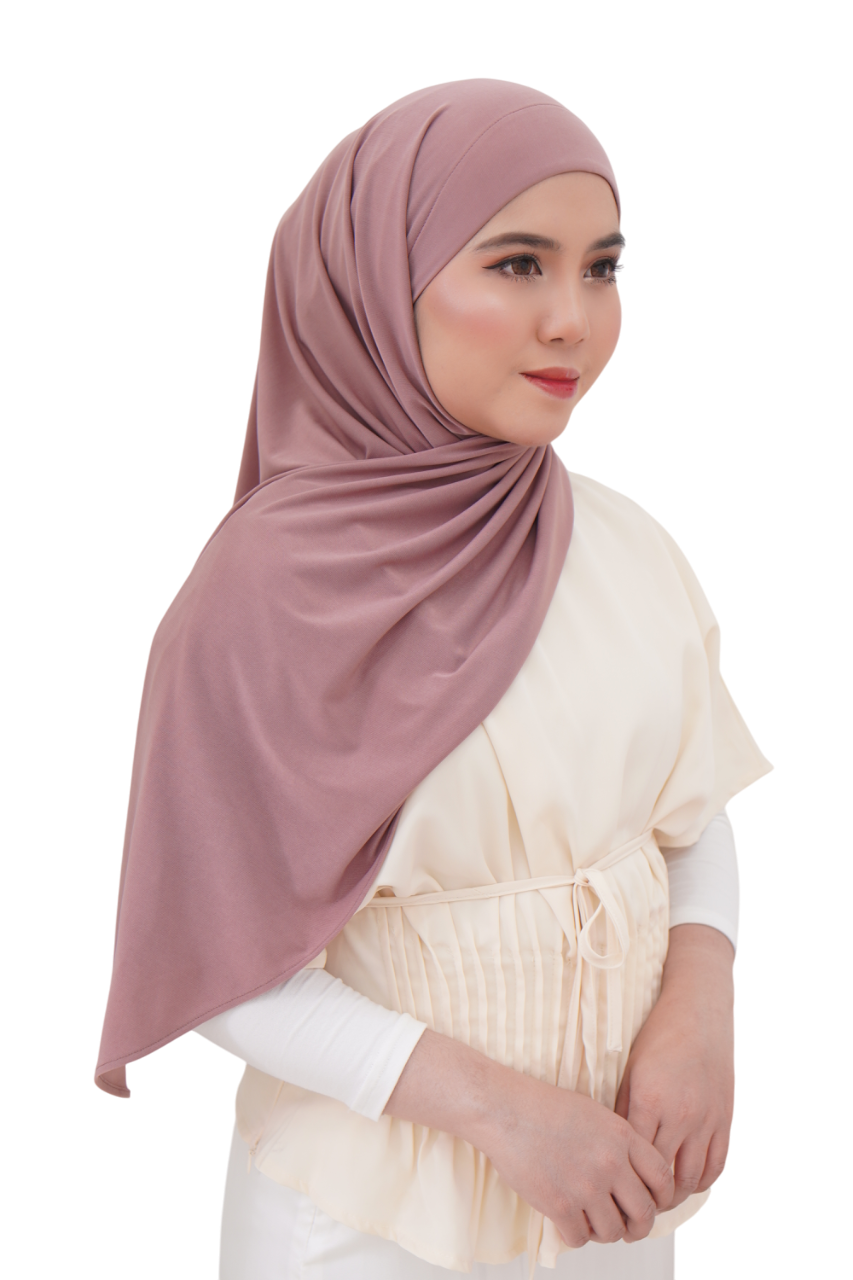 Alyaa Instant Bawal Tieback Ironless (Tidak Melekat) Sport Friendly