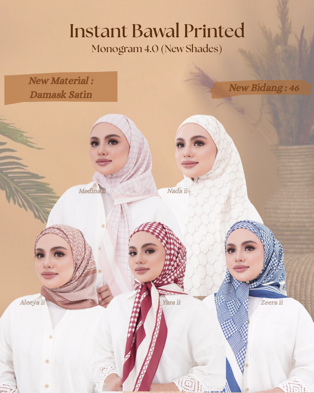 Instant Bawal Printed Satin