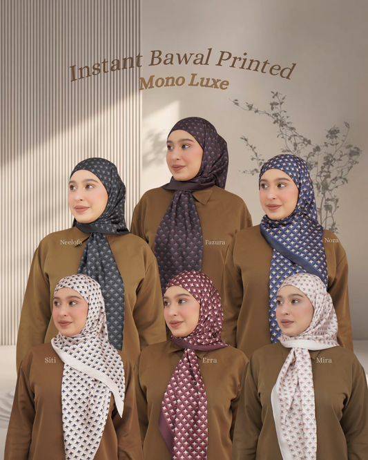 Instant Bawal Printed Satin