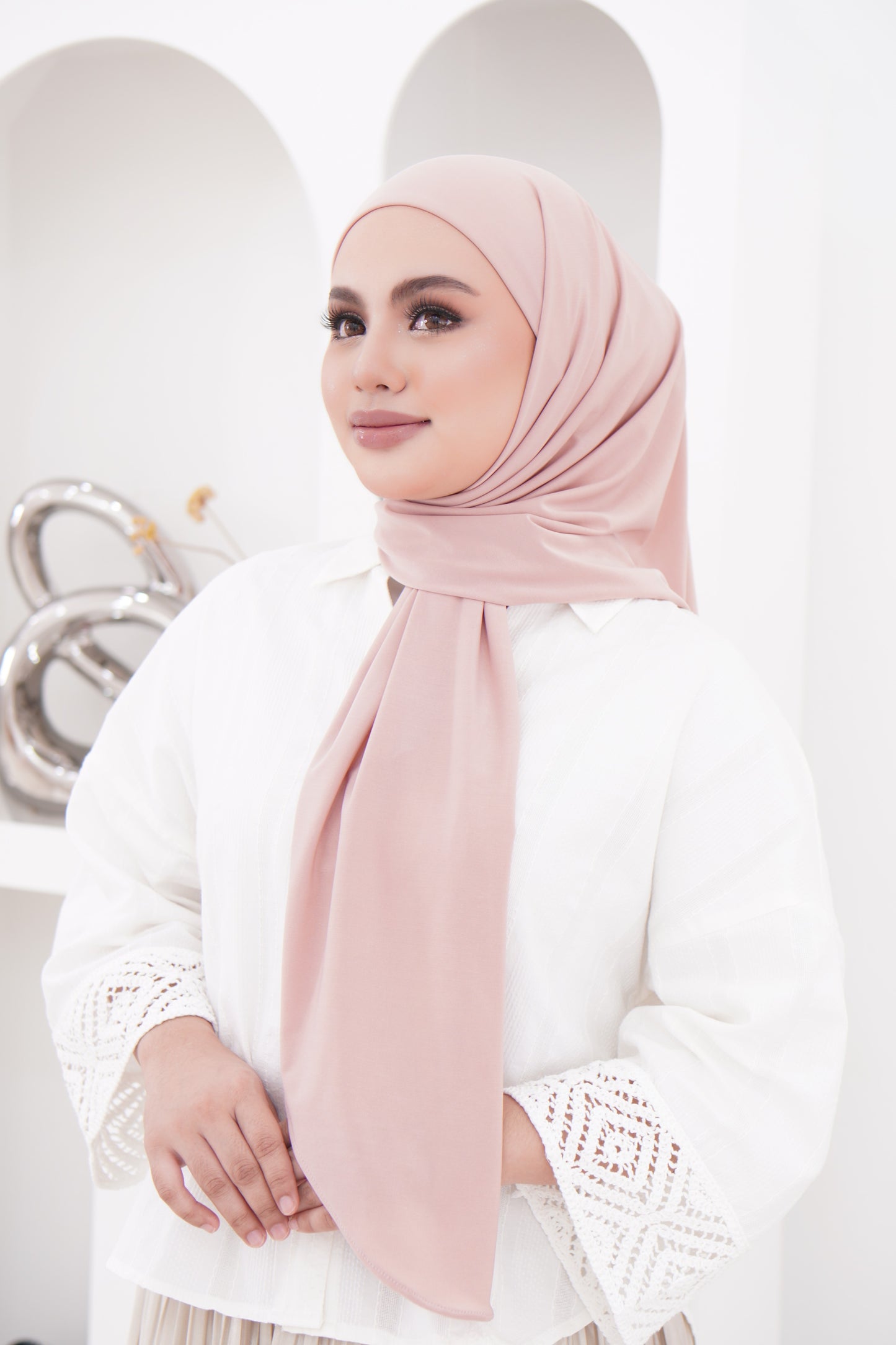 Alyaa Instant Bawal Lycra Ironless