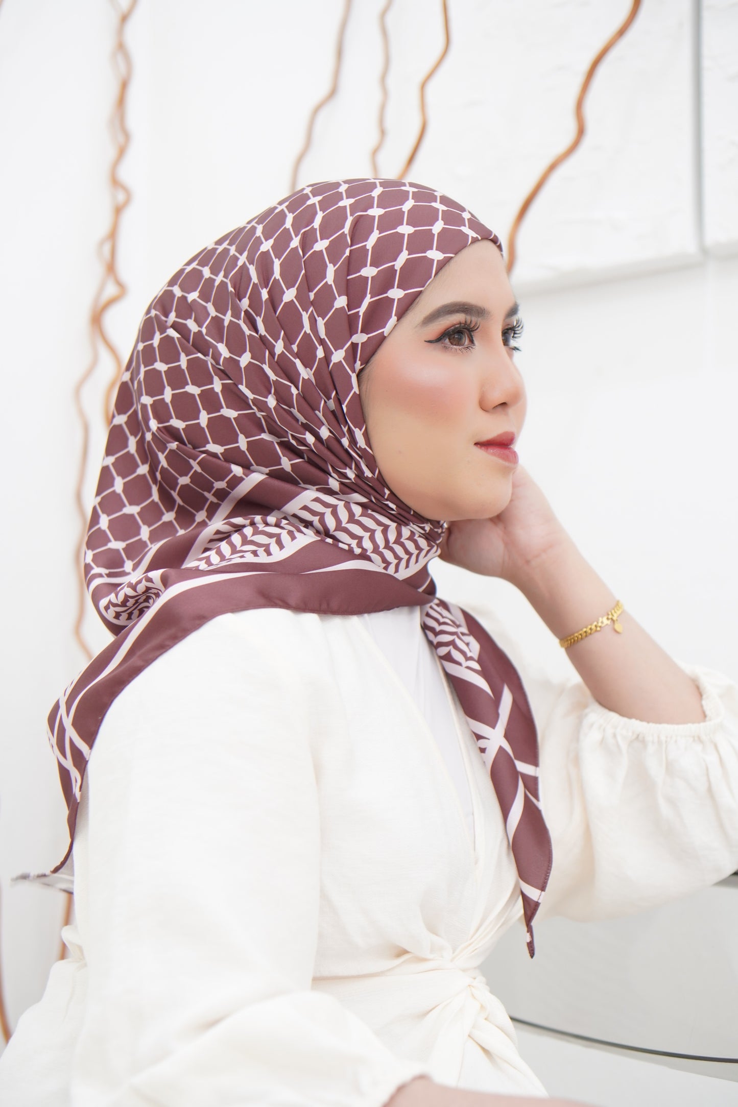 Instant Bawal Printed Satin