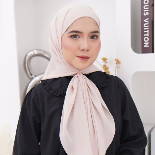 Puteri Bawal Shawl Instant Dobby Chiffon