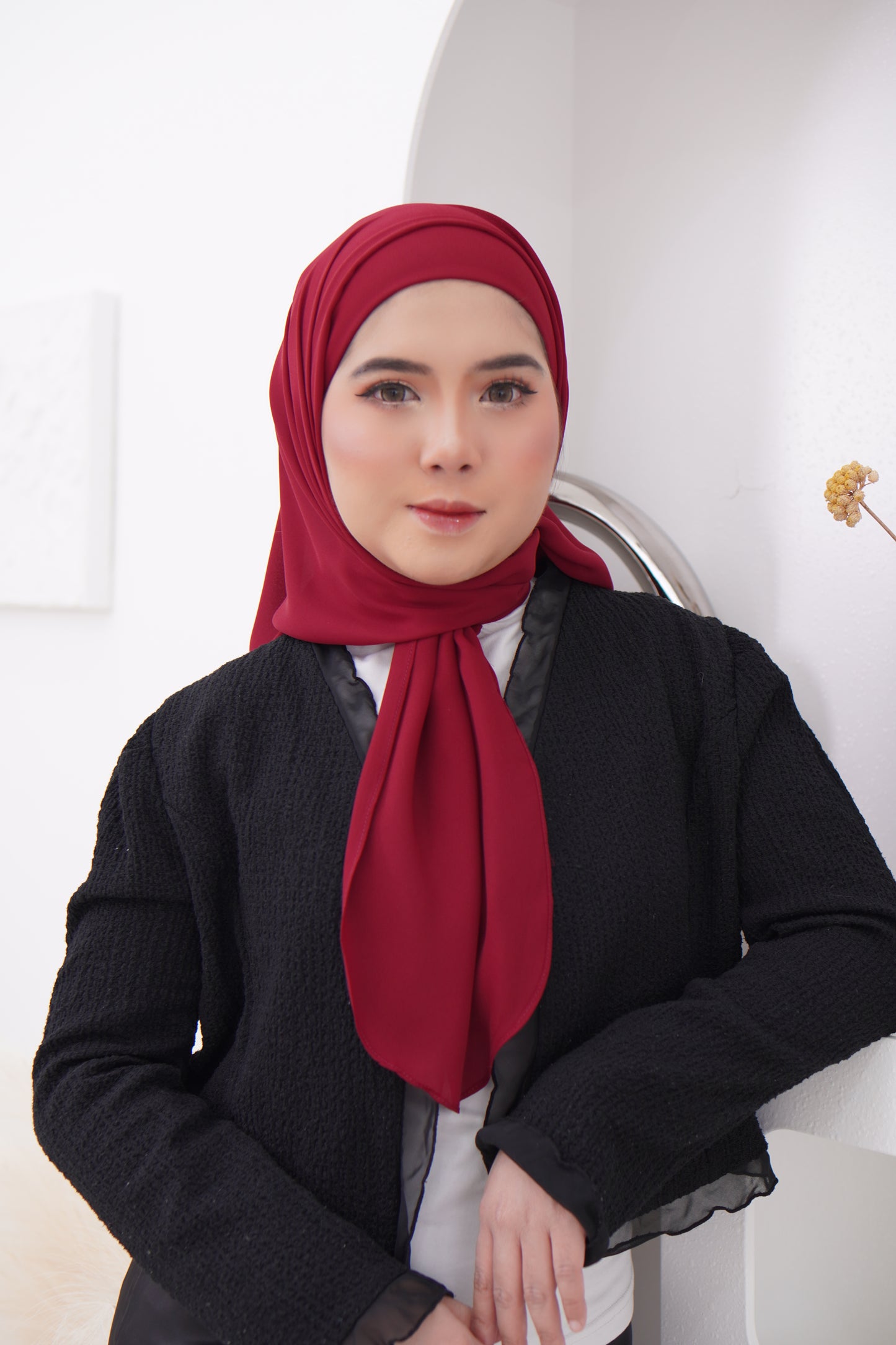 Puteri Bawal Shawl Instant Dobby Chiffon