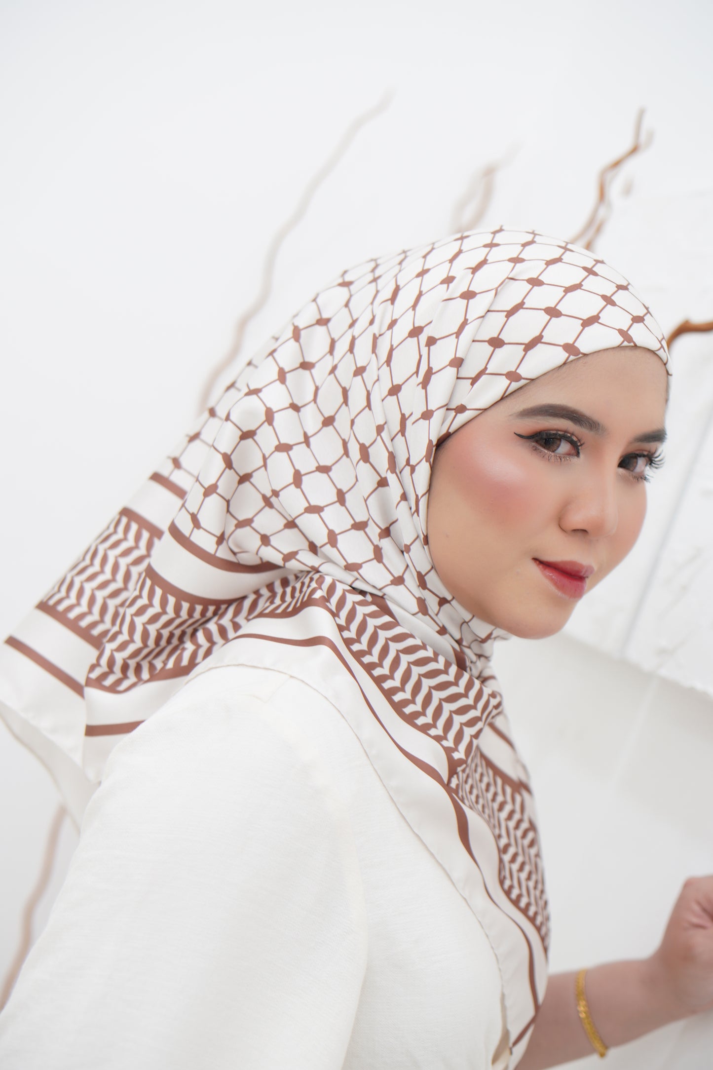 Instant Bawal Printed Satin