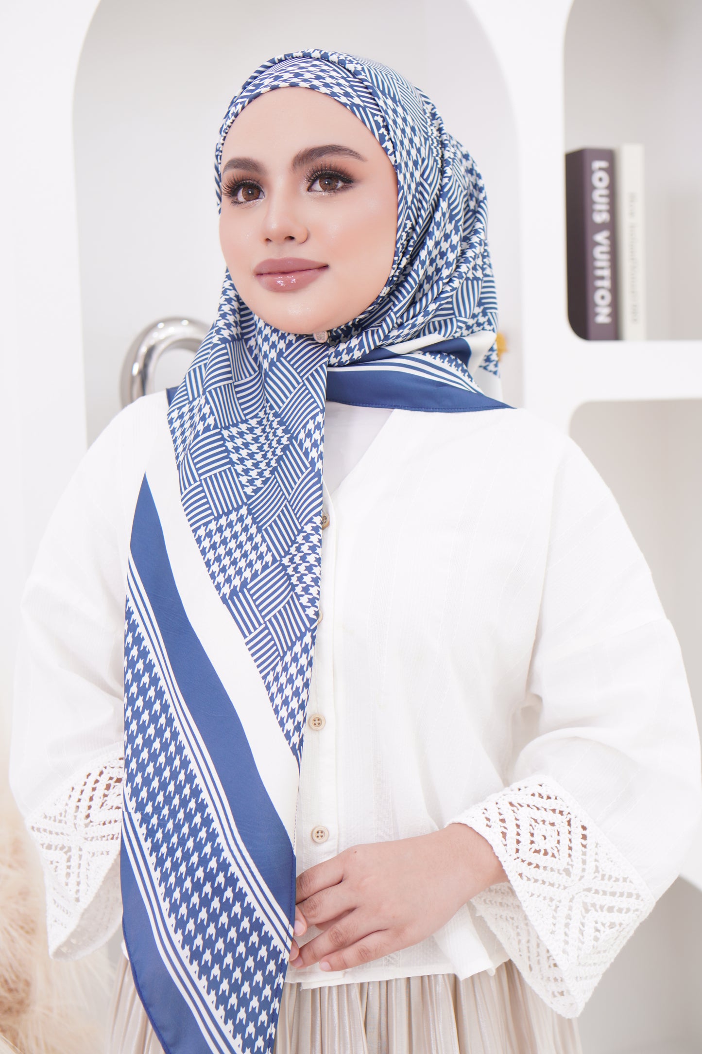 Instant Bawal Printed Satin